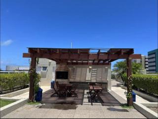 Quarto e sala no condomínio JTR à beira-mar - 3