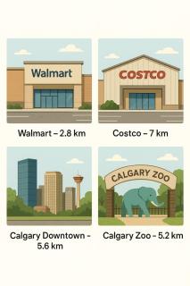 Spacious 5BR Home, 2 Kitchen, 2 Living rooms - 14 Min to Airport, 8 Min to Downtown &Zoo - Calgary - 6