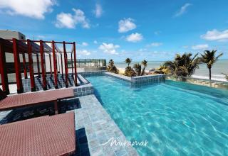 Maravilhoso flat vista mar no Altamare - 8