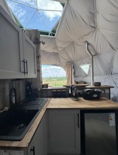 Luxury Star Gazing Dome 2 with Log Burner & Heating - 3