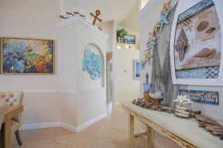 Villa Salt & Sol at Cape Harbour - Gulf Access, New Dock with 13,000lb Boat Lift, Tiki Hut and Glass Bottom Viewing Area, Fishing and Beach gear, Baby Gear, Bikes for Adults and Children, Private HTD Pool, Fenced yard, Dog Friendly! - 3