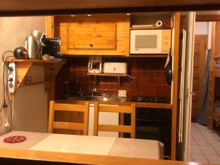 Studio cabine 4 personnes exposé Sud à Valloire - FR-1-263-143 - 1