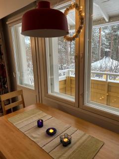 Viihtyisä saunallinen kaksio lähellä Santa Claus Villagea ja Napapiiriä - 0