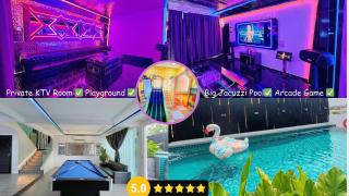 Dato Villa Luxury Homestay 12min to Jonker Street 26pax Private Pool Playground KTV BBQ - 0
