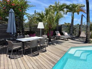 Belle villa avec piscine à 2 pas du lagon - 1