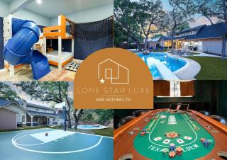 Sportscourt & Pool Indoor Slide~Games~ Family Fun - 0
