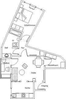 Ferienwohnung Mia - 1