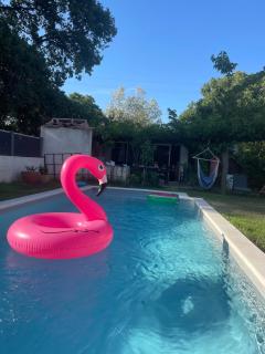 Studio with pool and quiet, non-shared garden, 1 lit double - 7
