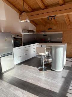 Half duplex chalet, facing south with Mont Pourri - 6