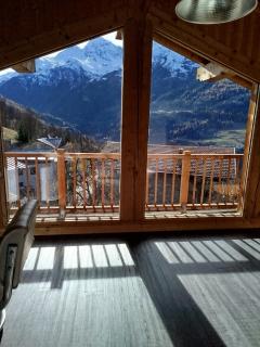 Half duplex chalet, facing south with Mont Pourri - 1