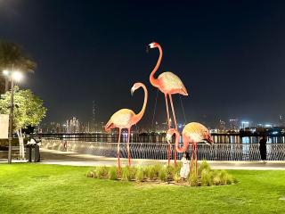 Luxury 1025 sq feet 1 bed apartment in 29 floor Dubai Creek Residences - 1