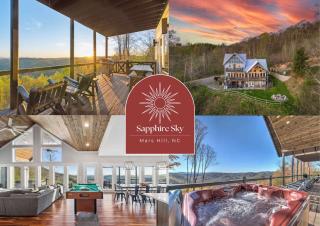 Panoramic Mtn Views HotTub Fire Pit Near Asheville - 0