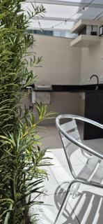 Frente ao Mar Guarapari Enseada Azul - Área Garden Churrasqueira Privativa, Ar condicionado e 02 vagas de garagem - 8