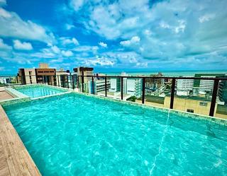 Studio Moderno 500m da praia com Piscina na cobertura - 9