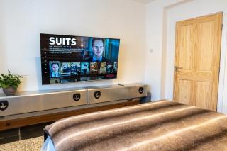 Elegant Neutral Bedroom with Ambient Lighting - 2
