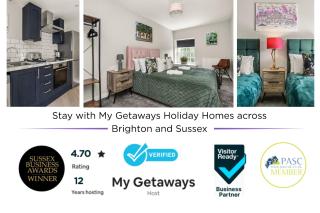 Buzzing Brighton Apartment 4 By My Getaways - 8