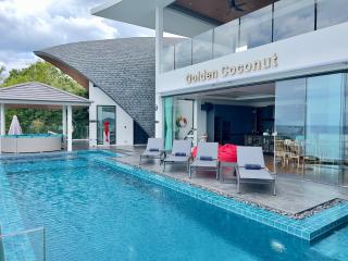 苏梅岛观景台超级海景別墅Golden Coconut Villa 5 私密泳池 接送服务含早餐 - 9