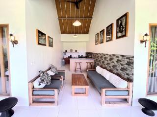 VILLA 2 Bedroom Spacious Outdoor Private Tropical Lush Garden & Pool in Canggu Bali Calm Area - 3