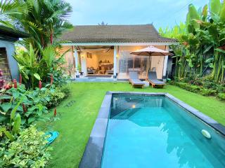 VILLA 2 Bedroom Spacious Outdoor Private Tropical Lush Garden & Pool in Canggu Bali Calm Area - 9