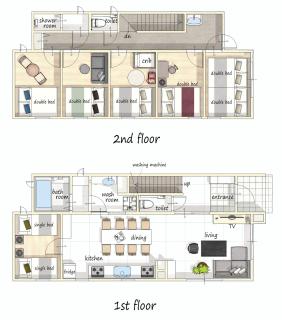 10 min walk Nagoya Sta 6 BR 18 ppl 2 free PK - 9