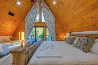 New Lux A-Frame Cabin near Dollywood! Hot Tub, Fire Pit, Pool & Mountain Vibes! - 7