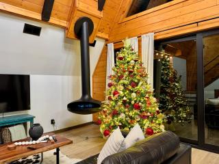 New Lux A-Frame Cabin near Dollywood! Hot Tub, Fire Pit, Pool & Mountain Vibes! - 2