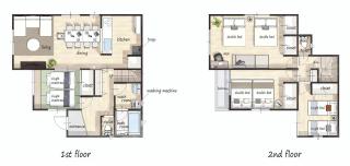 Nagoya15min 6 beds Free Parking 3BR 13guests 100sqm - 9