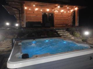 Domek w górach z balią jacuzzi Asina Chata Zawoja - 4