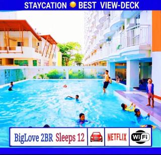 Tagaytay Hideaway 2-Bedrooms, Sleeps 12 in CITYLAND Prime Condo with Big Living room, Kitchen, Free Swimming Pool, 2 Parking, Wi-Fi, Netflix, Perfect View-Deck on 24F rooftop - 8