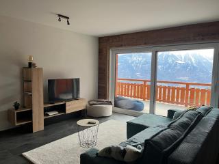 2,5 récent à Ovronnaz avec vue - 7