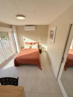 Chambre climatisée et salle de bain privatives, parking - 5