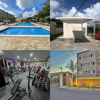 MSHome - Apartamento Térreo com Varanda e Mobiliado - 0