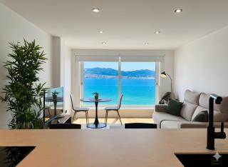 Holibai, Meiga, Apto moderno, vistas al mar y playa cerca, Baiona - 9