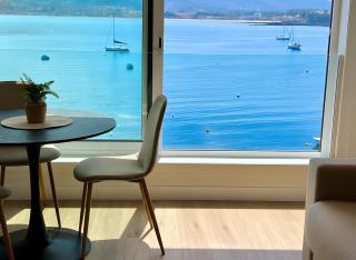 Holibai, Meiga, Apto moderno, vistas al mar y playa cerca, Baiona - 7