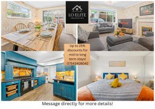 Stunning 5 Bed Sleeps 8 Private Parking - Harecastle - 9