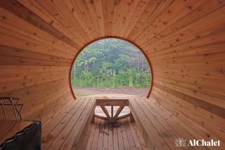 Onyx - Spa Fire Pit and Forest View - Domaine du Grand Portneuf - 4