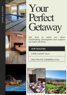 9 BHK Skyview Villa Udaipur with 2 private pool - 0