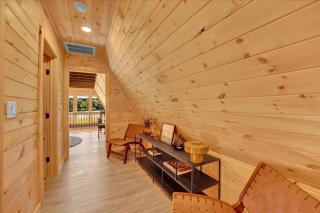 Lakefront AFrame, Heated Pool, Spa, Sauna, Theatre - 3