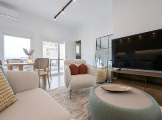 Acropolis view 2BD top floor next to tram and port - 5