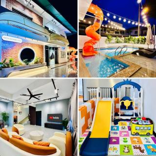 Melaka 1st Water Slide l Private Jaccuzi&Pool l 20Pax - 1