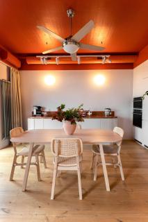 Japandi red apartment in new building - 6