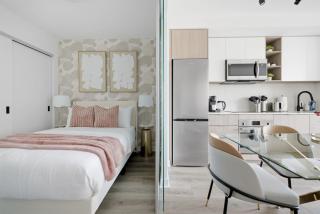 Elegant 2BR Condo with 55 TV & City Views - 1