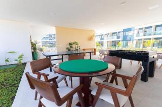 Flat LIPE MURO ALTO lindo e equipado a poucos metros da praia localizado em condomínio clube completo perfeito para a família - 9