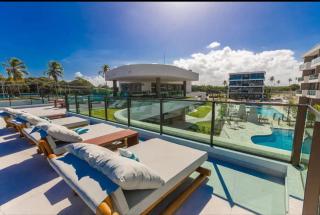 Flat LIPE MURO ALTO lindo e equipado a poucos metros da praia localizado em condomínio clube completo perfeito para a família - 8