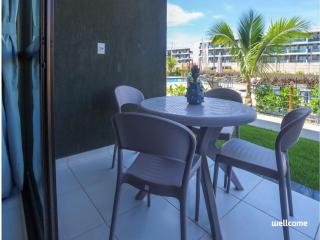 Flat LIPE MURO ALTO lindo e equipado a poucos metros da praia localizado em condomínio clube completo perfeito para a família - 4