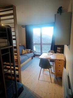 Studio 5pers - Balcon - Ski aux pieds - Piscine - Le Corbier - 0