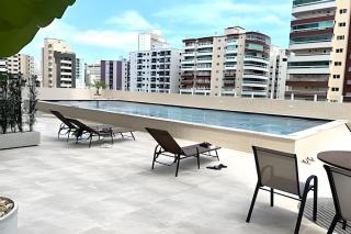 Apartamento Novo a 430 Metros da Praia com Piscina e Churrasqueira - 2