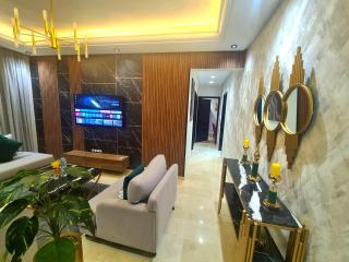 modern apartment opposite to HASSAN2 MOSQUE with side SEA view with sports machines with free underground GARAGE prohibited for unmarried couples of Arab origin space of 85m apartment too QUIET - 9