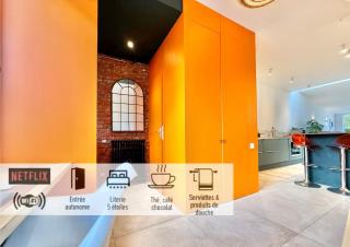 Marquette Maison Design, 2 chambres, jardin et parking gratuit, proximité vieux Lille, - 9