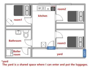 3br clothes dryer #hongdae#private whole house - 3